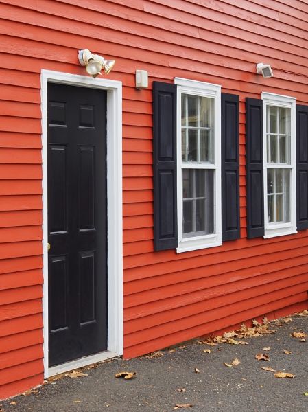 Red Vinyl Siding Installation in Menomonee Falls