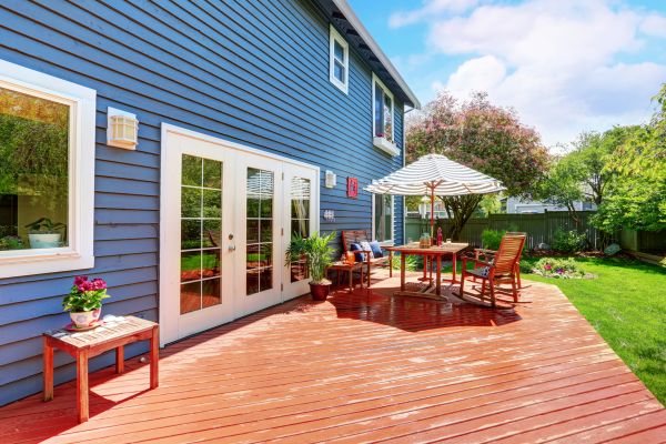 Blue Siding Installation in Menomonee Falls