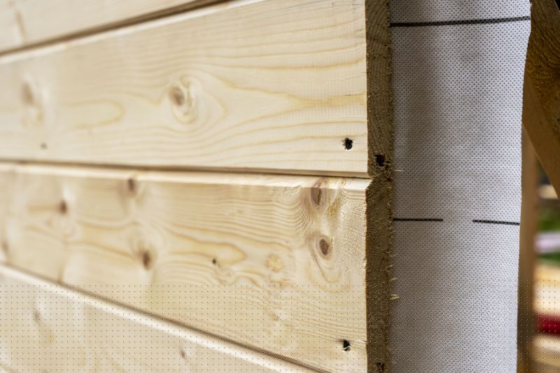 Faux Wood Siding Installation